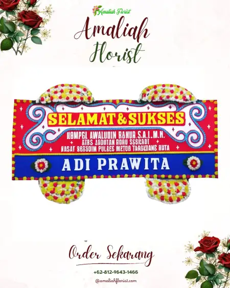 Papan Bunga Ucapan Selamat Inuman